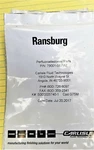 Itw Ransburg, Devilbiss 79001-06 /ae O-ring,/ Kalrez 2-011 Cure Date 2017 A9B4 New. Price: $14.50.
