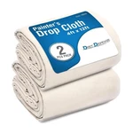 Dirt Defense Pack Of 2: Canvas Drop Cloth Cotton Tarp 4X12 Large For Art... New. Price: $34.93.