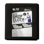 Xentraa Black Canvas Drop Cloth 8X10 Ft Premium Painter Tarp For Painting, New. Price: $70.79.
