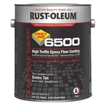 Rust-oleum S6571413 Gal Floor Coating, High Gloss Finish, Dunes Tan, Solvent New. Price: $100.99.
