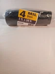 Grip-rite 4350B 3FT X 50FT Black Poly Sheeting, Mil Medium-duty Plastic Roll New. Price: $11.95.