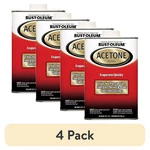 (4 Pack) Rust-oleum Automotive ACETONE-248667, Quart New. Price: $53.85.