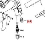 Anest Iwata Air Inlet Thread Nipple Part Number: IWA-93660301 New. Price: $41.00.