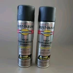 Rust-oleum Professional Performance Enamel Spray Paint, Semi-gloss Black -2 Pack New. Price: $27.95.
