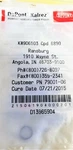 Itw Ransburg 79001-06 O-ring, Solvent Proof Dupont Kalrez 2-011 OFB1 New. Price: $14.50.