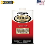 Rust-oleum Automotive 1-QT. Acetone (4-PACK) New. Price: $56.00.