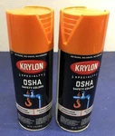 Krylon Osha Spray Paint 12OZ Cans X - Safety Orange 2410 New. Price: $25.99.