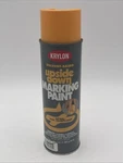 Vintage 1994 Krylon 7162 Industrial Upside Down Yellow Marking Paint Apwa/voc New. Price: $26.21.