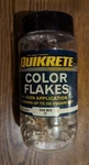 Quikrete Color Flakes, 21 Tan Mix 3.5 Oz For Use W Epoxy Coatings Half Full Open. Price: $5.99.