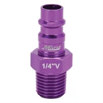 Milton Industries Colorfit Highflowpro Plugs, V-style Purple, 1/4" Npt Male New. Price: $12.89.