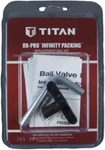 Titan Rx-pro Gun Ball Valve 0538221 Infinity Packing Kit New. Price: $22.99.