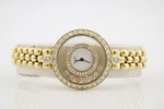 Chopard Happy Diamonds 18K Yg Factory 25.5MM Watch 4097 Pre-owned. Price: $10250.00.