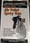 Central Pneumatic # 97855 Heavy Duty Air Paint Spray Gun New. Price: $35.00.