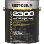 Rust-oleum 2348402 Traffic Zone Striping Paint, 1 Gal., Yellow, Water -based New. Price: $49.15.