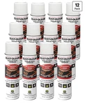 Rust Oleum 17 Ounce Inverted Marking Paint Grass Concrete Gravel - 12 Pack White New. Price: $59.37.