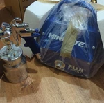 Fuji Mini-mite 3 Hvlp Cup-fed Turbine Sprayer W/ T-5070 Gun, Hose New. Price: $500.00.