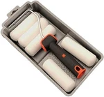 Edward Tools 7 Piece 4 Inch Paint Roller Kit With Tray For Interior And Exter... New. Price: $16.49.