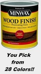 1/2 Pt Minwax Wood Finish Penetrating Stain Semi-transparent Oil-based Pck Color New. Price: $13.99.