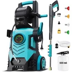 Foting 5000-PSI, 2.3-3.6 Gpm Adjustable Electric Pressure Washer With 4 Nozzles New. Price: $169.99.