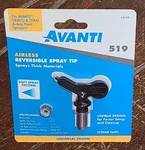 Avanti 519 Reversible Airless Tip (sprays Thick Materials) #64638 New. Price: $17.98.