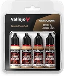 Vallejo Tanned Skin Game Paint Set (4 Colors) (18ML) - Hobby And Model New. Price: $13.83.