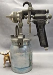 Binks Model 7 Spray Gun With Nozzle & Drip Proof Cup Used. Price: $165.25.