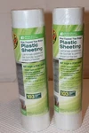 Rolls Duck Brand Pre-taped Top Edge Plastic Sheeting 63" X 236' New Sealed. Price: $14.99.