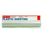 Husky 9 Ft. X 400 Clear 0.7 Mil Plastic Sheeting New. Price: $39.95.