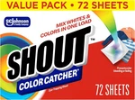 Shout Color Catchers 72 Count Laundry Run Prevent Sheets New. Price: $28.99.