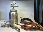 Binks Model 80 Pressure Pot Paint Spray Tank W/ Gun Usa Made Used. Price: $300.00.