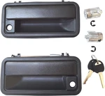 Metal Exterior Door Handles W/lock Cylinders & Keys For Chevy Tahoe Suburban C/k New. Price: $32.56.