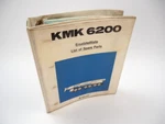 Krupp Kmk 6200 Mobile Crane Spare Parts List Catalogue 1990 Gebraucht. Price: $57.98.