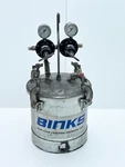 Binks Zinc Plated Steel Pressure Pot/paint Tank 2.8 Gallon Dual Regulator Sn SF2 Used. Price: $799.99.