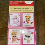 American Greetings Food Sticker Valentines 28-PACK Donut Pizza Fries Ice Cream New. Price: $5.00.