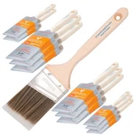 12-PACK 2.5" Angle Brushes For All Latex And Oil Paints & Stains New. Price: $33.99.