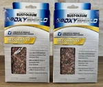 2 Rust-oleum Epoxy Shield Decorative Color Chips Tile Brick Red Terrazzo 1LB New. Price: $16.90.
