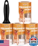 Wulawindy Pet Hair Remover Lint Roller 4-PACK Extra Sticky Clothes & Furniture New. Price: $20.84.