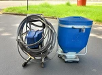 Graco Fastfinish Pro Texture Spray System With Hose, Spay Gun & 25 Gal. Hopper Used. Price: $1650.00.