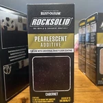 Rust-oleum Rocksolid Pearlescent Epoxy Additive. Cabernet New. Price: $49.99.