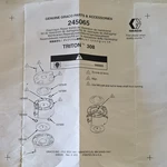 Graco Genuine Triton 308 Diaphragm Repair 245065 New. Price: $75.99.