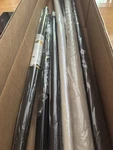 Lot 7 Rolls Vvivid+ Auto Vinyl Wrap, Demon Black Matte, Pearl White, Rally Beige New. Price: $239.99.