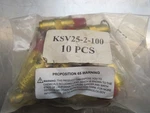 Kingston KSV25-2-100 Relief Valve 100PSI Lot Of 10! New. Price: $99.99.