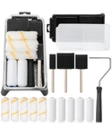 Bates- 4 Inch Paint Roller Set, 18 Pcs, 1X Plastic Tray, 3X Multicolor New. Price: $18.08.