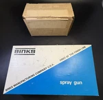 Vtg Nos Binks Model 15 Spray Gun W/box Tools Manual & 81-540 Cup VK01 New. Price: $124.00.