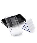 Bates- 4 Inch Foam Paint Roller Set, 15 Pcs, Small Kit, 1X Black New. Price: $19.22.