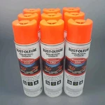 9-PACK Rust-oleum Fluorescent Orange Precision Line Inverted Marking Paint 17 Oz New. Price: $53.80.