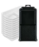Bates- Paint Tray Liner, 4 Inches, One Plastic With Inch, 11 Pcs New. Price: $21.99.