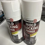 (2) Zinsser Mold Blocking Primer 13 Oz. White Water-based Alkyd Masonry Metal New. Price: $9.10.