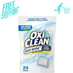 Oxiclean Revive Laundry Whitener And Stain Remover Power Paks, 24 Count New. Price: $11.67.