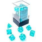 CHX20385 Chessex Manufacturing Translucent: Mini-polyhedral Teal/white 7-DIE Set New. Price: $10.48.